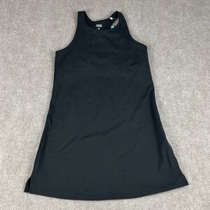 DSG Girls Fashion Dress Tennis/Golf Black Built In Shelf Bra Size Med. NWT